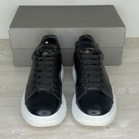 Alexander McQueen Sneakers, 'Sort Læder' Oversized (43)