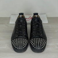 Christian Louboutin Sneakers, 'Gun Metal' Junior Spikes (42)