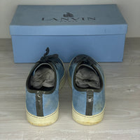 Lanvin Sneakers, 'Blå Ruskind' Lak Toe (43)