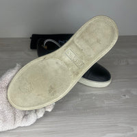 Lanvin Sneakers, 'Sort Ruskind & Læder' Mat Toe (40)