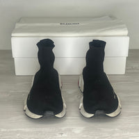 Balenciaga Sneakers, Speed Trainers Black, White and Red (39)