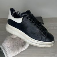 Alexander McQueen Sneakers, 'Sort Læder' Oversized (41)