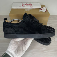 Christian Louboutin Sneakers, 'Sort Ruskind' Junior Spikes (43.5)