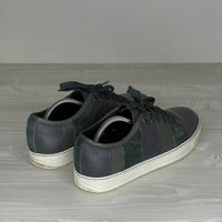 Lanvin Sneakers, 'Army Green Suede' Mat Toe (39)