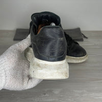 Alexander McQueen Sneakers, 'Sort Læder' Oversized (42)