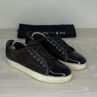 Lanvin Sneakers, 'Bordeaux Ruskind' Lak Toe (39)