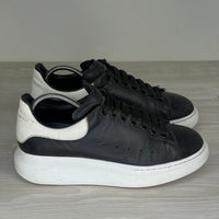 Alexander McQueen Sneakers, 'Black Leather' Oversized (43)