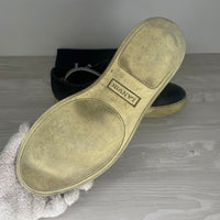 Lanvin Sneakers, 'Sort Ruskind' Mat Toe (43)