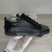 Christian Louboutin Sneakers, 'Gun Metal' Junior Spikes (42)