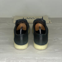 Lanvin Sneakers, 'Black Suede' Lak Toe (46)