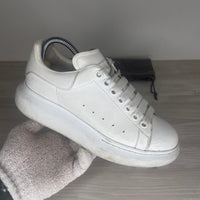Alexander McQueen Sneakers, 'All White Leather' Oversized (37)