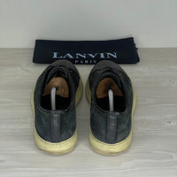 Lanvin Sneakers, 'Sort Ruskind' Mat Toe (43)