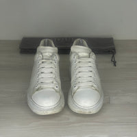 Alexander McQueen Sneakers, 'All White Leather' Oversized (37)