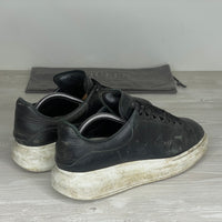 Alexander McQueen Sneakers, 'Sort Læder' Oversized (42)