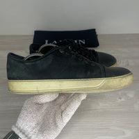 Lanvin Sneakers, 'Sort Ruskind' Mat Toe (43)