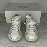 Alexander McQueen Sneakers, 'Hvid Læder' Oversized (37)