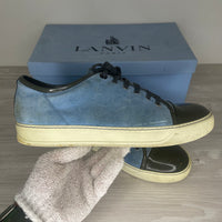 Lanvin Sneakers, 'Blå Ruskind' Lak Toe (43)