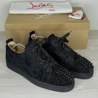 Christian Louboutin Sneakers, 'Sort Ruskind' Junior Spikes (43.5)