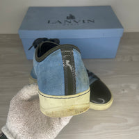 Lanvin Sneakers, 'Blå Ruskind' Lak Toe (43)