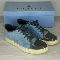 Lanvin Sneakers, 'Blå Ruskind' Lak Toe (43)