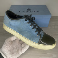 Lanvin Sneakers, 'Blå Ruskind' Lak Toe (43)