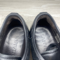 Lanvin Sneakers, 'Sort Ruskind & Læder' Mat Toe (40)