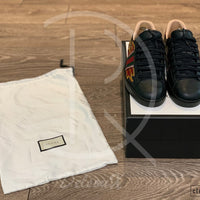 Gucci Ace ’Black Leather’ Flames (42.5) 🔥