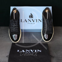 Lanvin 'Black Suede' Lak Toe (39) 👟