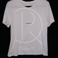 Saint Laurent T-shirt ‘Small Logo’ White (L) 🏳