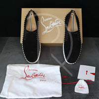 Chrsitian Louboutin 'Black Suede' Pik Boat (43) 🤯