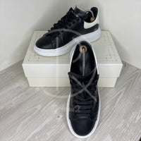 Alexander McQueen Herre 'Black Leather' Oversized (43) ♠️