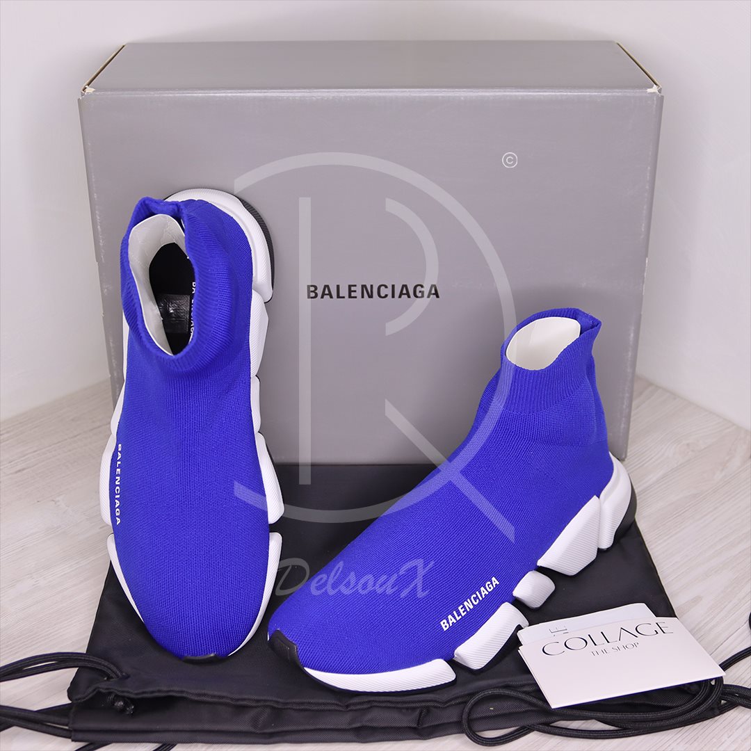 Tilståelse beton Konkurrere Balenciaga Speed Dark Blue 2.0 LT Herre (41) 🧢 – DelsouX Universe