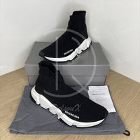 Balenciaga Speed Tranies 'Black & White' (42) 🏃🏽♂️
