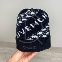 Givenchy 'Hvid' Logo Uld Hue Unisex (One Size) 🤗