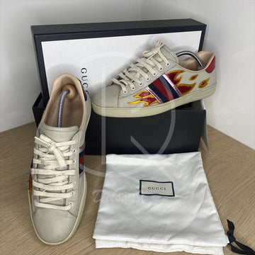 Gucci Ace 'Flame' Herre (42) 💃🏽
