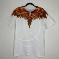 Marcelo Burlon Men's White 'Flame And Wing' T-shirt (M) 🙀