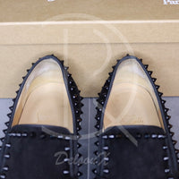 Christian Louboutin 'Black Suede' Pik Boat (43) 🤪
