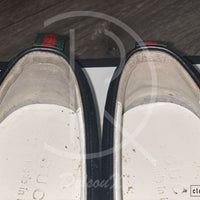 Gucci Black 'Signature' Slip-On (43) 🐿
