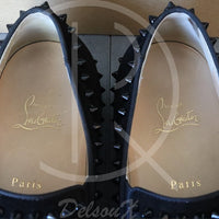Christian Louboutin 'Black Suede' Pik Boat (42.5) 🏰