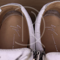 Giuseppe Zanotti 'OFF WHITE' Crocodile Frankie (44) 🐊