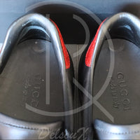 Gucci Ace ’Black Leather’ (41.5) 🐈⬛