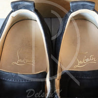 Christian Louboutin ’Black Suede’ Junior Spikes (40) 🕷