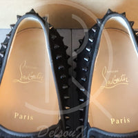 Christian Louboutin 'Black Suede' Pik Boat (43) 😁