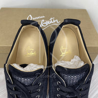 Christian Louboutin 'Black/Silver' Junior Spikes Orlato Flat (41.5) ♥️