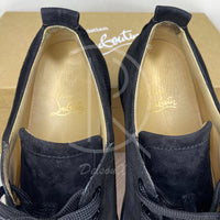Christian Louboutin 'Black Suede' Junior Spikes (42) 🖲
