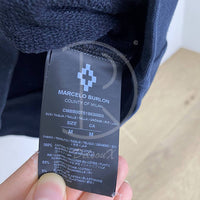 Marcelo Burlon Black Hoodie 'Camo Wings' (M) 🦋