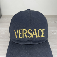Versace Cap, Unisex Sort Embroidered Logo Cap (Medium)