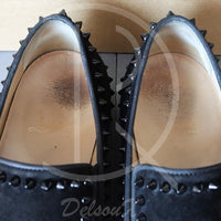 Christian Louboutin 'Black Suede' Pik Boat (41.5) ✌🏽