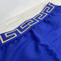 Versace Badeshorts, Boxer Lungo Mare Uomo 'Greca Border' Herre Badeshorts (Small)