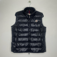 Moncler Vest, Sort 'Ghany Gilet' Down (M5)